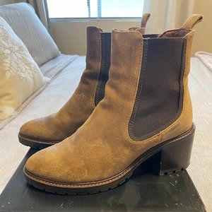 Thursday Boot Co. Women's Knockout Chelsea Boot Safari Suede Size 7.5